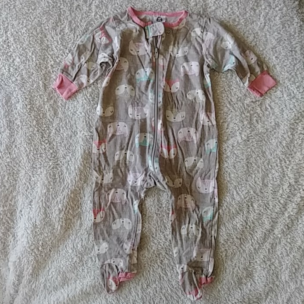 Sleeper With Fox Pattern